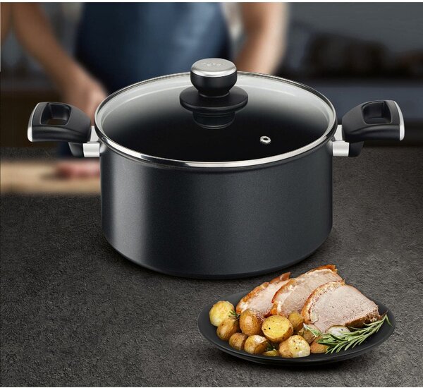 Garnek z pokrywką z nieprzywierającą powierzchnią 5,2 l Unlimited G2554672 – Tefal