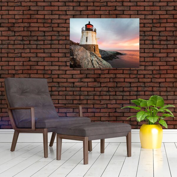Obraz - Latarnia morska Castle Hill (70x50 cm)