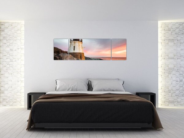 Obraz - Latarnia morska Castle Hill (170x50 cm)
