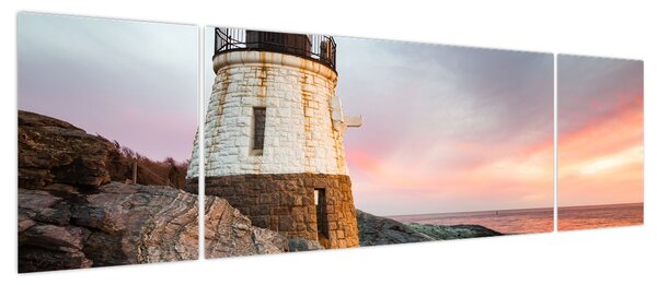 Obraz - Latarnia morska Castle Hill (170x50 cm)