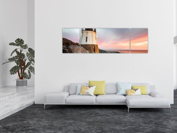 Obraz - Latarnia morska Castle Hill (170x50 cm)