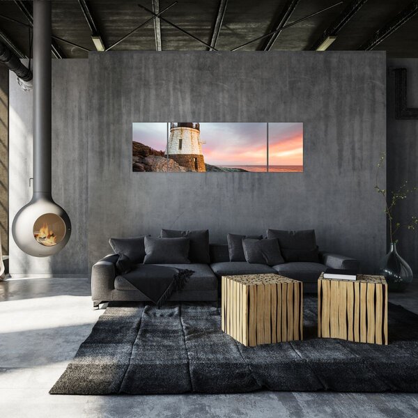 Obraz - Latarnia morska Castle Hill (170x50 cm)