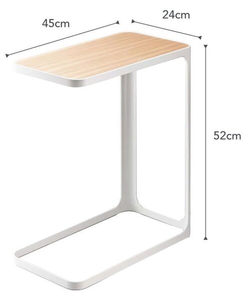 Biały stolik YAMAZAKI Frame