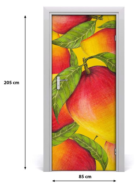 Naklejka na drzwi do domu samoprzylepna Mango