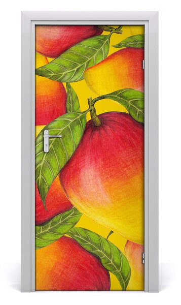 Naklejka na drzwi do domu samoprzylepna Mango