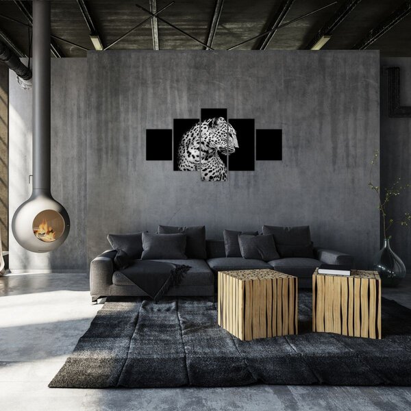 Obraz - Lampart (125x70 cm)