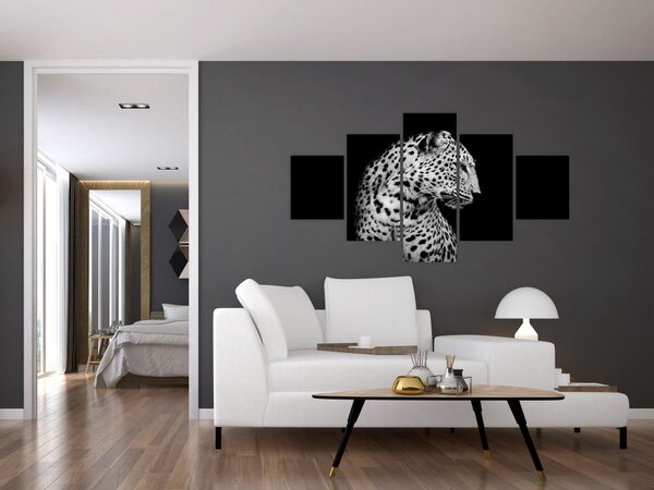 Obraz - Lampart (125x70 cm)