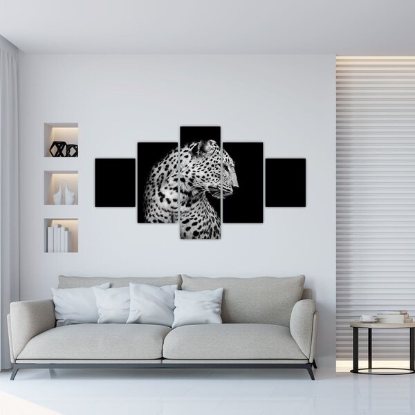 Obraz - Lampart (125x70 cm)