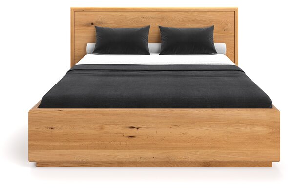 Łóżko drewniane Valor z pojemnikiem Olcha 140x220 cm Long