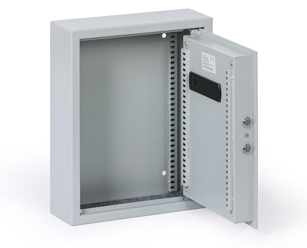Skrzynka na klucze z elektronicznym zamkiem, 450 x 360 x 118 mm