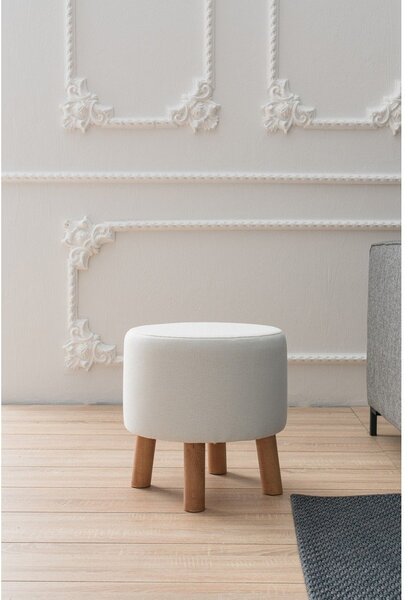 Biały puf Silindir – Balcab Home