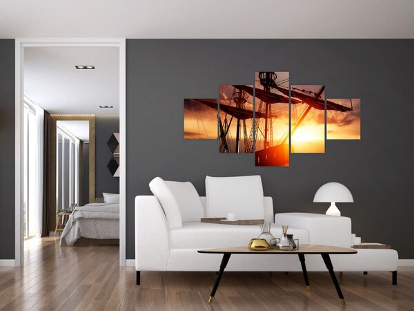 Obraz - Starożytny statek piracki (125x70 cm)