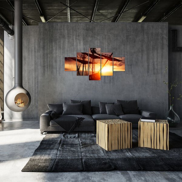 Obraz - Starożytny statek piracki (125x70 cm)