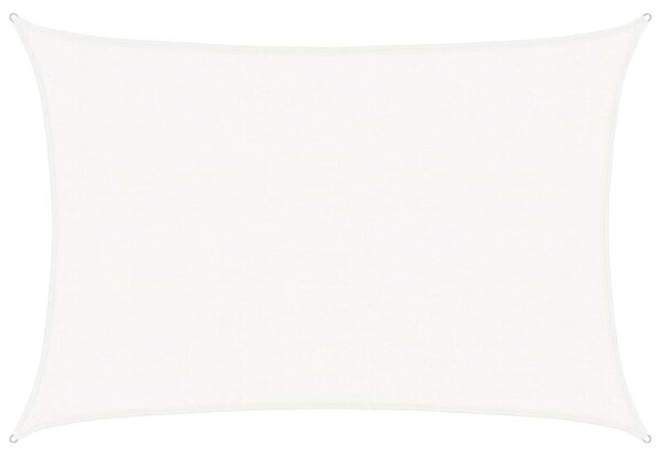 Żagiel przeciwsłoneczny, 160 g/m², biały, 3x4,5 m, hdpe