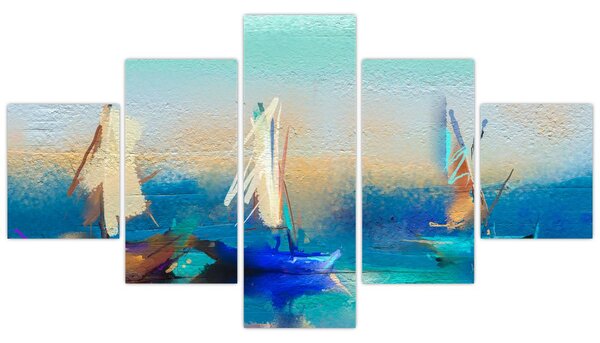 Obraz - Malarstwo krajobrazowe, malarstwo (125x70 cm)
