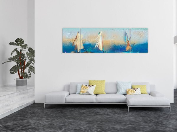Obraz - Malarstwo krajobrazowe, malarstwo (170x50 cm)