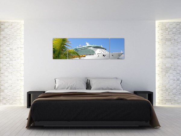 Obraz - Statek wycieczkowy (170x50 cm)