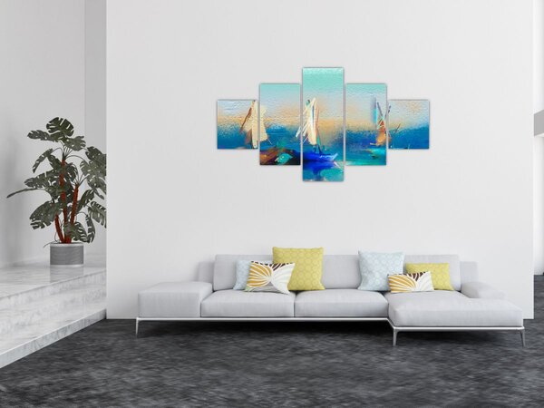 Obraz - Malarstwo krajobrazowe, malarstwo (125x70 cm)