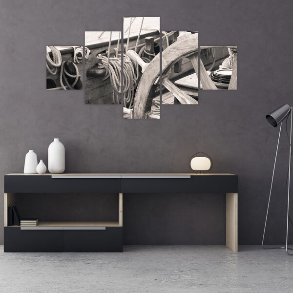 Obraz - Ster do żaglówki (125x70 cm)