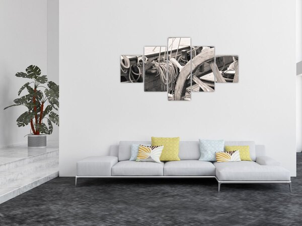 Obraz - Ster do żaglówki (125x70 cm)