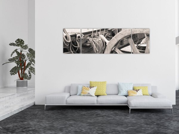 Obraz - Ster do żaglówki (170x50 cm)