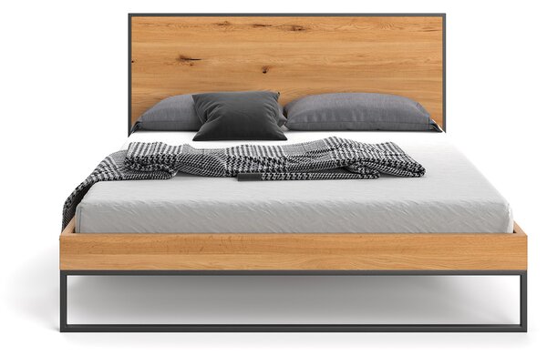 Łóżko designerskie Frame Dąb 140x220 cm Long
