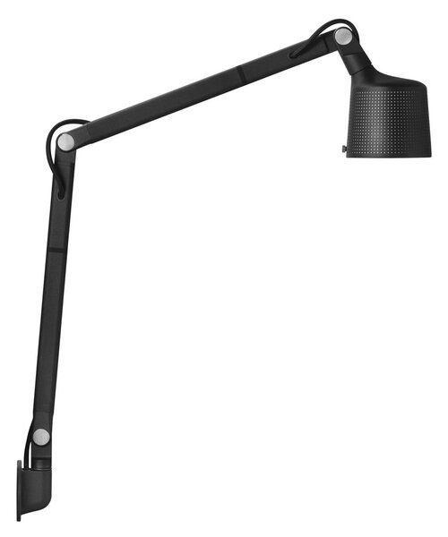 Lampa Ścienna Vipp, czarny, sypialnia, metal