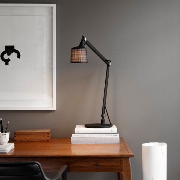Lampa Stołowa Vipp, czarny, gabinet | pracownia, metal, nowoczesny