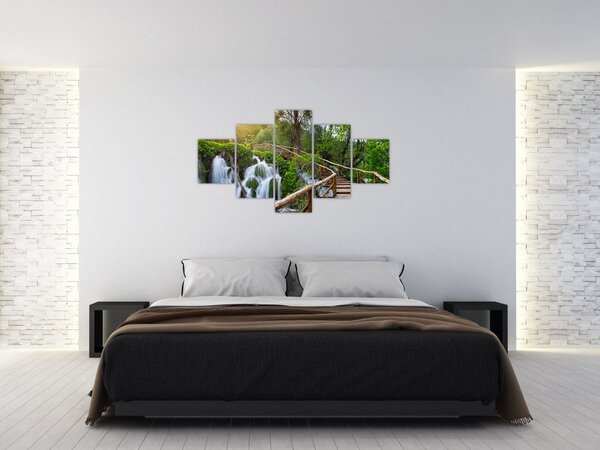 Obraz - Jeziora Plitwickie (125x70 cm)