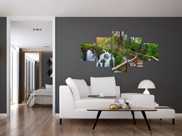 Obraz - Jeziora Plitwickie (125x70 cm)