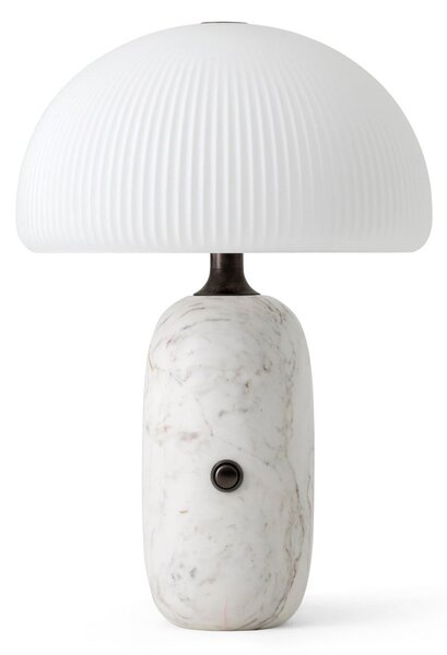 Lampa Stołowa Vipp, ściemnialny, biały, salon, szkło
