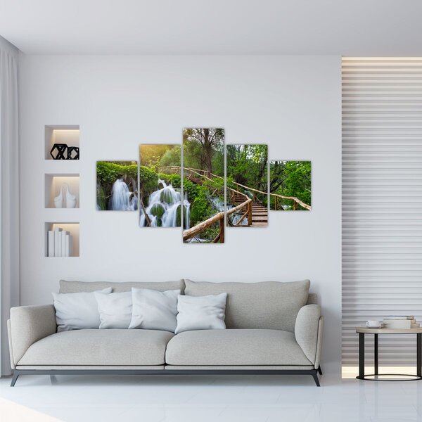 Obraz - Jeziora Plitwickie (125x70 cm)