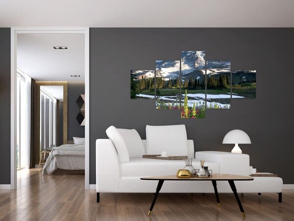 Obraz - Mount Rainier (125x70 cm)