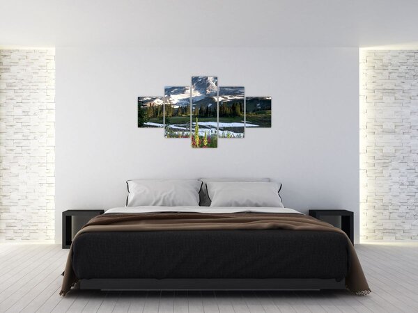 Obraz - Mount Rainier (125x70 cm)