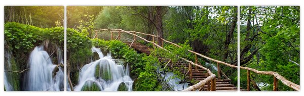 Obraz - Jeziora Plitwickie (170x50 cm)
