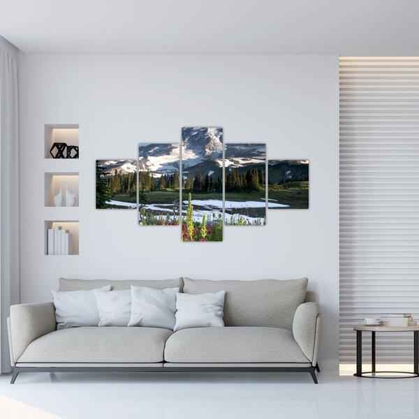 Obraz - Mount Rainier (125x70 cm)