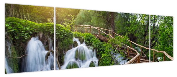 Obraz - Jeziora Plitwickie (170x50 cm)