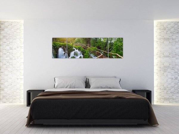 Obraz - Jeziora Plitwickie (170x50 cm)