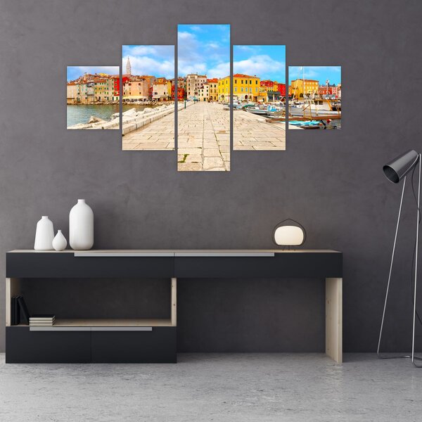 Obraz - Stare istryjskie miasto Poreč, Chorwacja (125x70 cm)