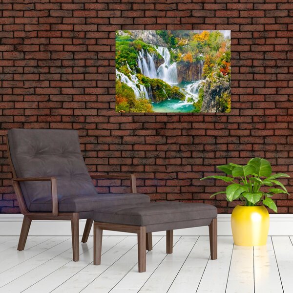 Obraz - Park Narodowy Jezior Plitwickich (70x50 cm)