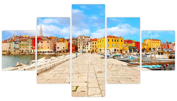 Obraz - Stare istryjskie miasto Poreč, Chorwacja (125x70 cm)