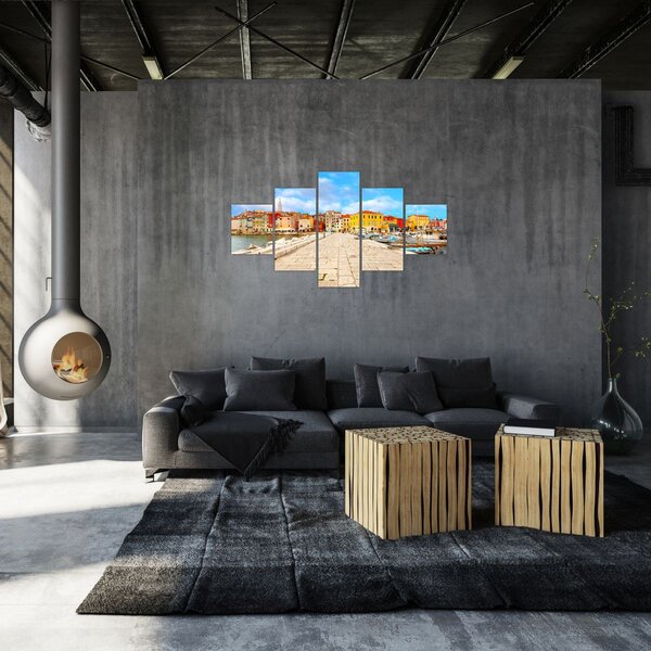 Obraz - Stare istryjskie miasto Poreč, Chorwacja (125x70 cm)