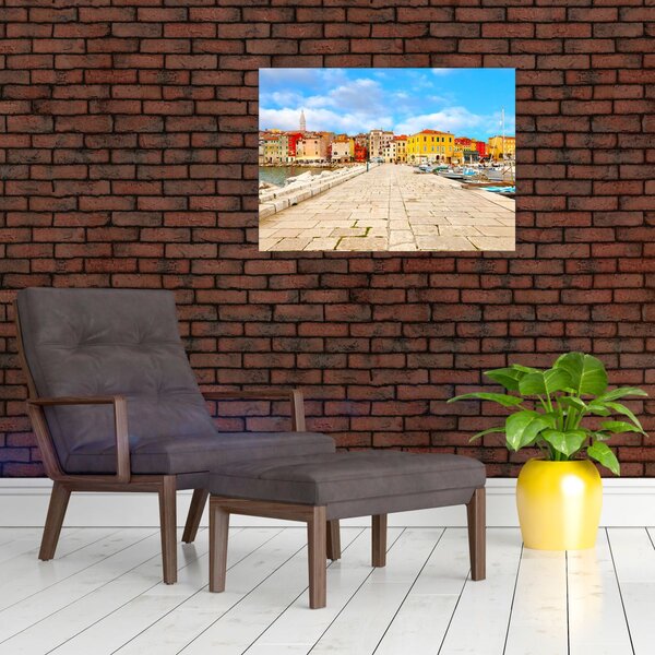 Obraz - Stare istryjskie miasto Poreč, Chorwacja (70x50 cm)