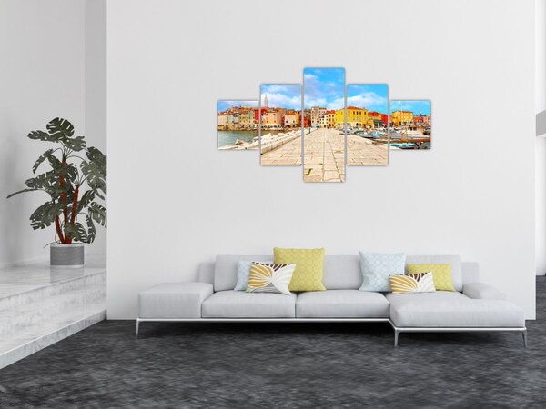 Obraz - Stare istryjskie miasto Poreč, Chorwacja (125x70 cm)