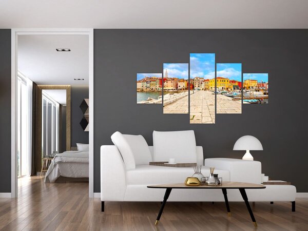 Obraz - Stare istryjskie miasto Poreč, Chorwacja (125x70 cm)