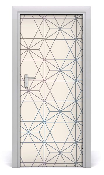 Naklejka fototapeta na drzwi Geometryczne tło
