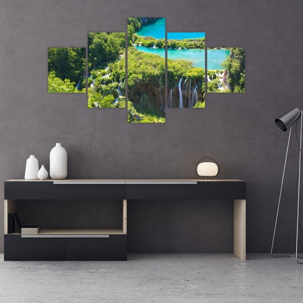 Obraz - Wodospady (125x70 cm)