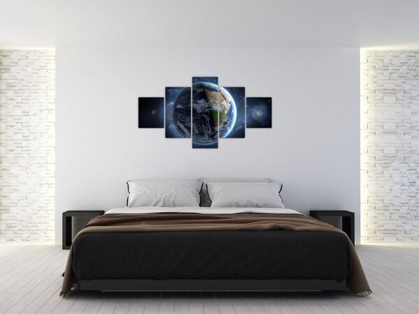 Obraz - Widok z kosmosu (125x70 cm)