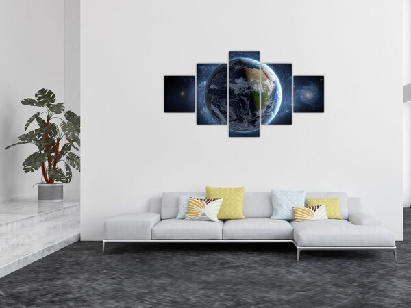 Obraz - Widok z kosmosu (125x70 cm)