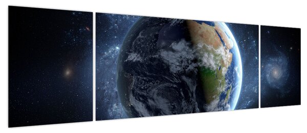 Obraz - Widok z kosmosu (170x50 cm)